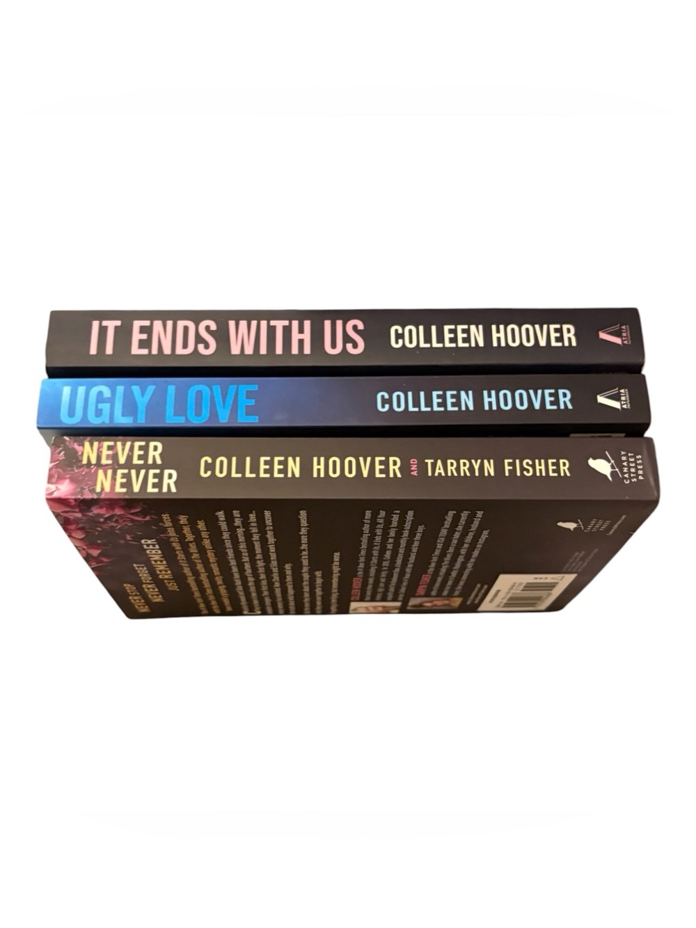 Colleen Hoover Book Bundle Ugly Love It Ends With Us Never Never + Book Extras!